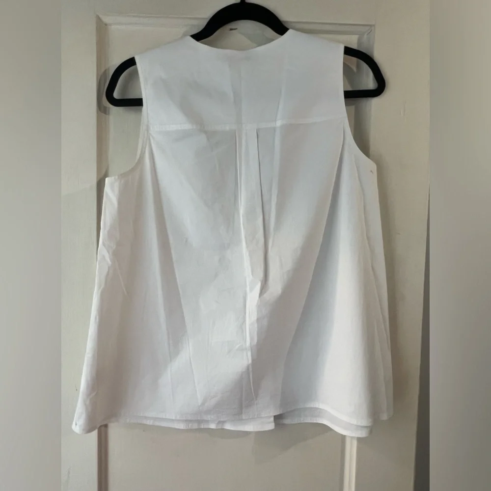 Tory Burch Crisp Cotton Poplin Tunic 4 - Picture 4 of 11